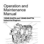 Image of the Perkins 1204E-E44TA engine from the 1200 Series, a powerful and reliable diesel engine designed for heavy-duty industrial and power generation applications.