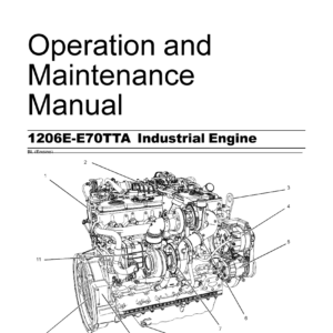 Perkins Engine Operation and Maintenance Manual 1206E-E70TTA - Your ultimate guide to safe and efficient operation, maintenance, and repair.
