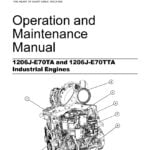 Perkins Maintenance Manual for 1206J-E70TA-E70TTA Engines - comprehensive guide for maintaining, repairing, and troubleshooting Perkins industrial engines
