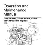 An image of the cover of the Perkins Engine Manual for 1506A-E88TA, 1506C-E88TA, and 1506D-E88TA engines, with the title and Perkins logo prominently displayed.
