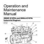 this image is for Perkins 2806F-E18TA and 2806J-E18TA Industrial Engines: Essential Operation and Maintenance Manual for Safe and Reliable Engine Performance