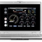 A screenshot of the DSE SCADA Suite Software interface, showing a dashboard with real-time data on generator status, fuel levels, and alarms.