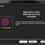 A screenshot of the Deep Sea Service Tool software.